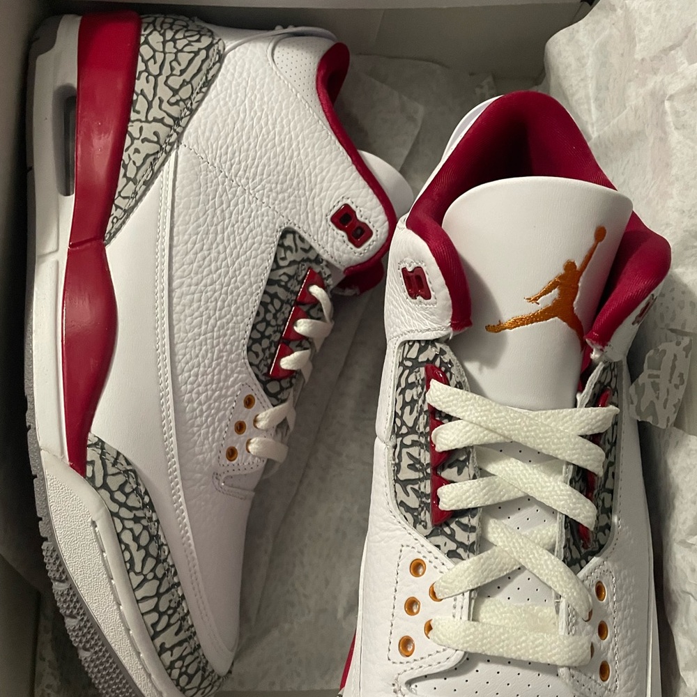 Jordan 3 Cardinal Red
